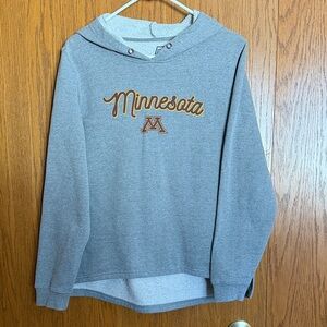 Pro Edge Gray Minnesota Hoodie